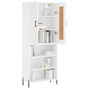 vidaXL Highboard White 69.5x34x180 cm Engineered Wood