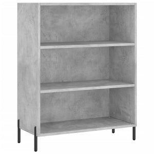 vidaXL Highboard Concrete Grey 69.5x34x180 cm Engineered Wood