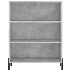 vidaXL Highboard Concrete Grey 69.5x34x180 cm Engineered Wood