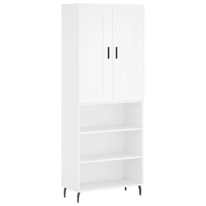 vidaXL Highboard White 69.5x34x180 cm Engineered Wood