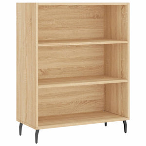 vidaXL Highboard Sonoma Oak 69.5x34x180 cm Engineered Wood