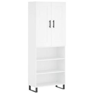 vidaXL Highboard White 69.5x34x180 cm Engineered Wood