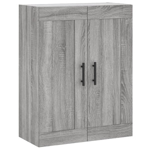 vidaXL Highboard Grey Sonoma 69.5x34x180 cm Engineered Wood