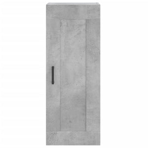 vidaXL Highboard Concrete Grey 34.5x34x180 cm Engineered Wood