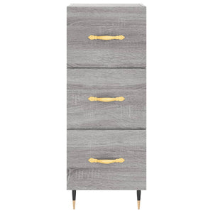 vidaXL Highboard Grey Sonoma 34.5x34x180 cm Engineered Wood