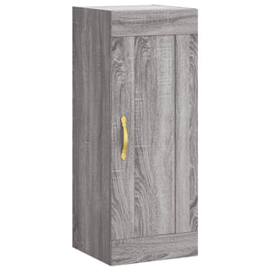 vidaXL Highboard Grey Sonoma 34.5x34x180 cm Engineered Wood