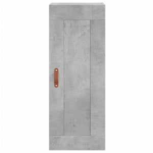 vidaXL Highboard Concrete Grey 34.5x34x180 cm Engineered Wood