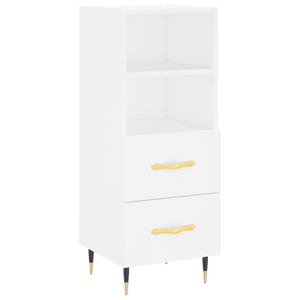 vidaXL Highboard White 34.5x34x180 cm Engineered Wood