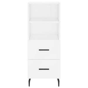 vidaXL Highboard White 34.5x34x180 cm Engineered Wood