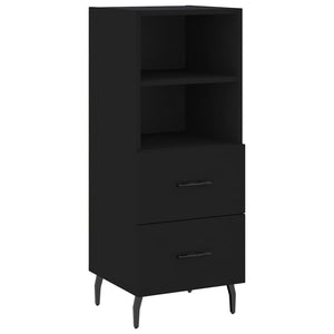 vidaXL Highboard Black 34.5x34x180 cm Engineered Wood