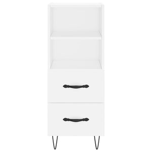 vidaXL Highboard White 34.5x34x180 cm Engineered Wood