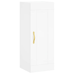 vidaXL Highboard White 34.5x34x180 cm Engineered Wood