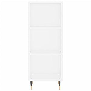 vidaXL Highboard White 34.5x34x180 cm Engineered Wood