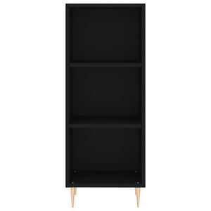 vidaXL Highboard Black 34.5x34x180 cm Engineered Wood