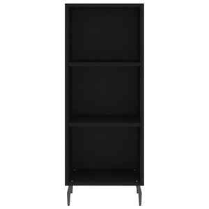 vidaXL Highboard Black 34.5x34x180 cm Engineered Wood