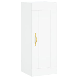 vidaXL Highboard White 34.5x34x180 cm Engineered Wood