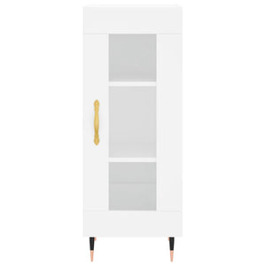 vidaXL Highboard White 34.5x34x180 cm Engineered Wood