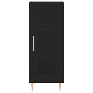 vidaXL Highboard Black 34.5x34x180 cm Engineered Wood