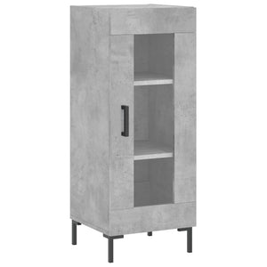 vidaXL Highboard Concrete Grey 34.5x34x180 cm Engineered Wood