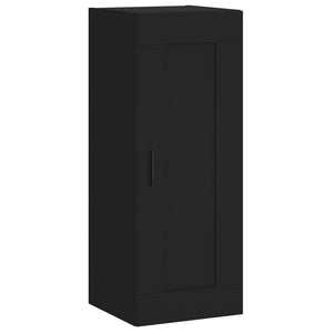 vidaXL Highboard Black 34.5x34x180 cm Engineered Wood