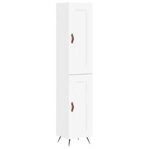 vidaXL Highboard White 34.5x34x180 cm Engineered Wood