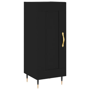 vidaXL Highboard Black 34.5x34x180 cm Engineered Wood