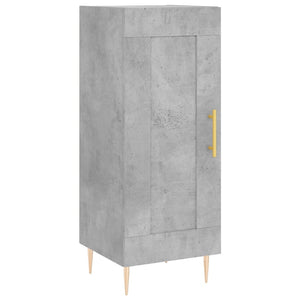 vidaXL Highboard Concrete Grey 34.5x34x180 cm Engineered Wood