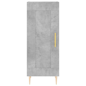 vidaXL Highboard Concrete Grey 34.5x34x180 cm Engineered Wood