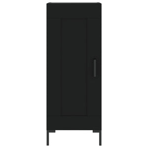 vidaXL Highboard Black 34.5x34x180 cm Engineered Wood