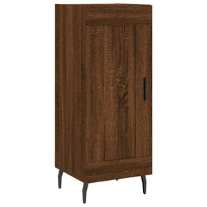 vidaXL Highboard Brown Oak 34.5x34x180 cm Engineered Wood