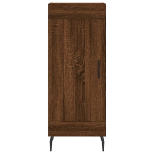 vidaXL Highboard Brown Oak 34.5x34x180 cm Engineered Wood