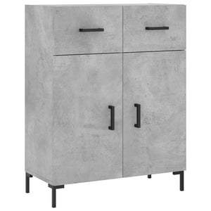 vidaXL Highboard Concrete Grey 69.5x34x180 cm Engineered Wood