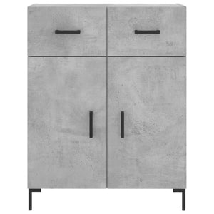 vidaXL Highboard Concrete Grey 69.5x34x180 cm Engineered Wood