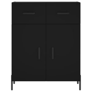 vidaXL Highboard Black 69.5x34x180 cm Engineered Wood