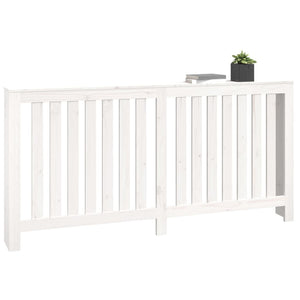 vidaXL Radiator Cover White 169x19x84 cm Solid Wood Pine