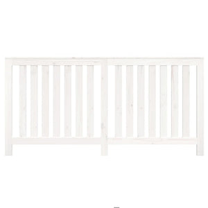 vidaXL Radiator Cover White 169x19x84 cm Solid Wood Pine