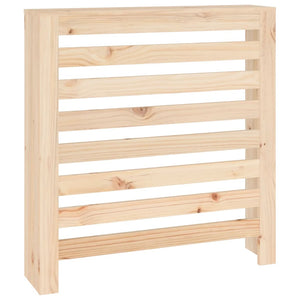 vidaXL Radiator Cover 79.5x19x84 cm Solid Wood Pine