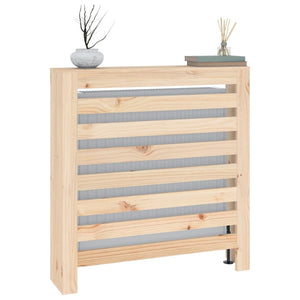 vidaXL Radiator Cover 79.5x19x84 cm Solid Wood Pine