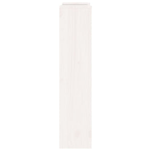 vidaXL Radiator Cover White 210x21x85 cm Solid Wood Pine