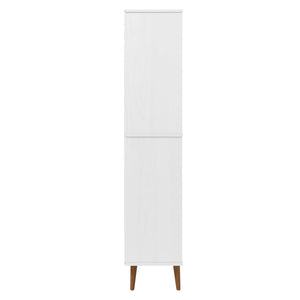 vidaXL Bookcase MOLDE White 85x35x170,5 cm Solid Wood Pine