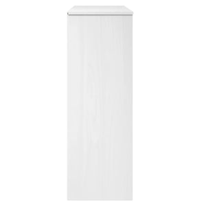 vidaXL Top for Highboard MOLDE White 90x35x100 cm Solid Wood Pine