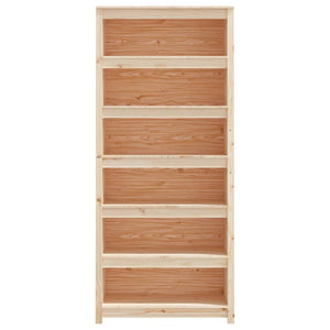 vidaXL Book Cabinet 80x35x183 cm Solid Wood Pine