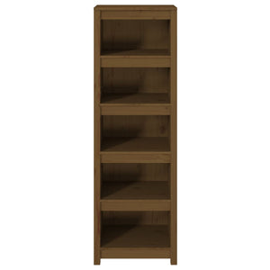 vidaXL Book Cabinet Honey Brown 50x35x154 cm Solid Wood Pine