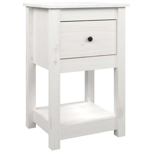 vidaXL Bedside Cabinets 2 pcs White 40x35x61.5 cm Solid Wood Pine