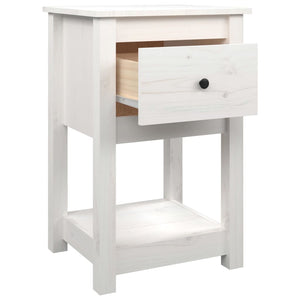 vidaXL Bedside Cabinets 2 pcs White 40x35x61.5 cm Solid Wood Pine