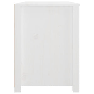 vidaXL Side Cabinet White 100x40x54 cm Solid Wood Pine