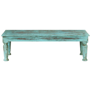 vidaXL Coffee Table 110x50x34 cm Solid Wood Reclaimed