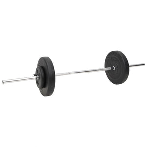 vidaXL Barbell and Dumbbell with Plates 60 kg