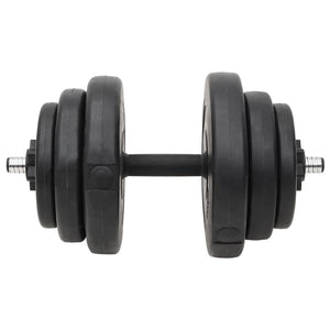 vidaXL Barbell and Dumbbell with Plates 60 kg