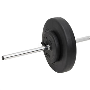 vidaXL Barbell and Dumbbell with Plates 60 kg